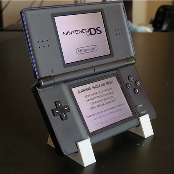 Nintendo DS Lite Handheld Console Vertical Display Stand Low Profile Portable - Picture 2 of 2